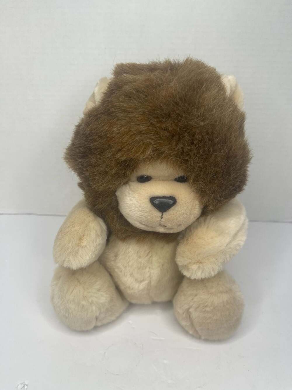 Vintage 1991 24K Polar Puff Special Effects Rorie Lion Plush Stuffed Animal